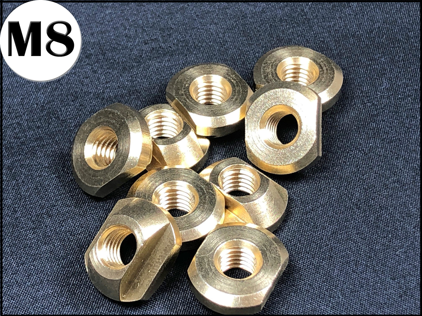 M8 Hydrofoil Track Brass T-Nuts each