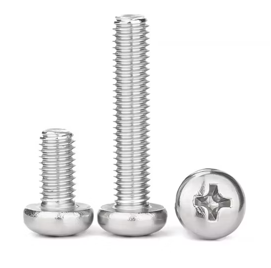 Pan Head Stainless Steel M6 Bolts