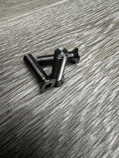M7 Stainless Steel Flat Head Bolts 27mm sold each
