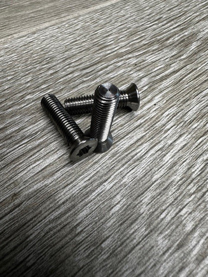 M7 Stainless Steel Flat Head Bolts 27mm sold each