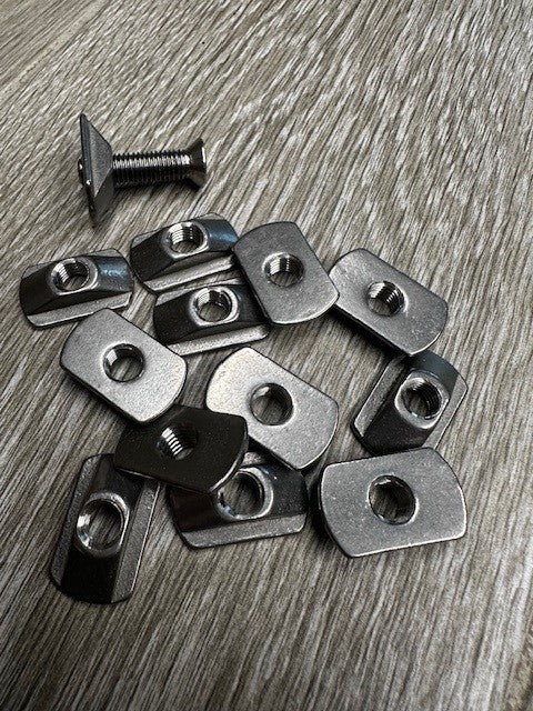 M7 Stainless Steel Low Profile T-nuts sold each