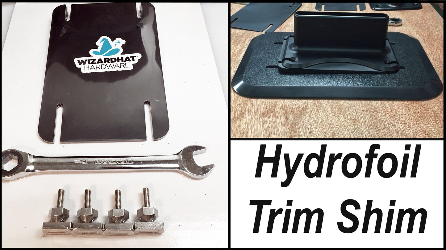 Trim Shim Stackable Hydrofoil Shimming System